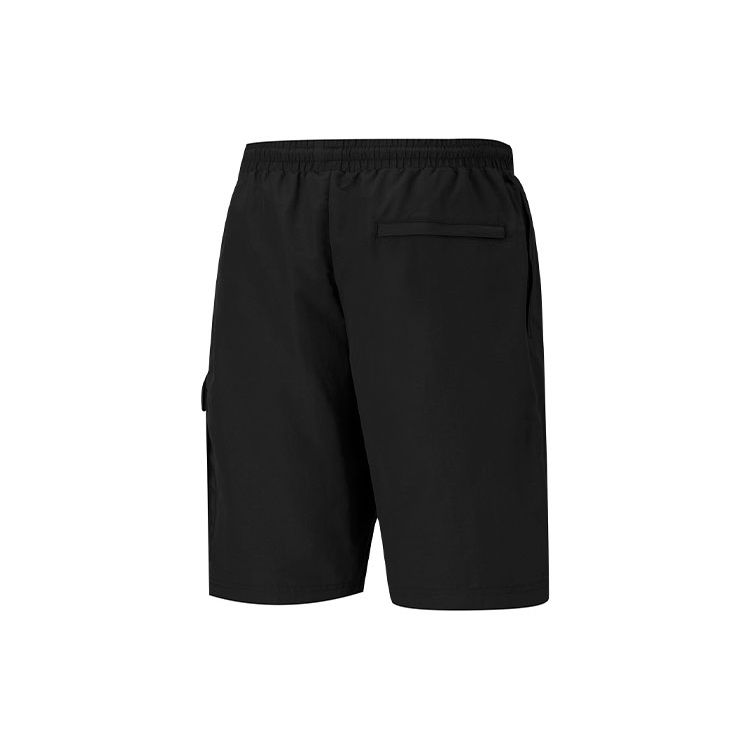 Puma Avenir Cargo Mesh Pocket Casual Shorts Men Bottoms Black 599766-01