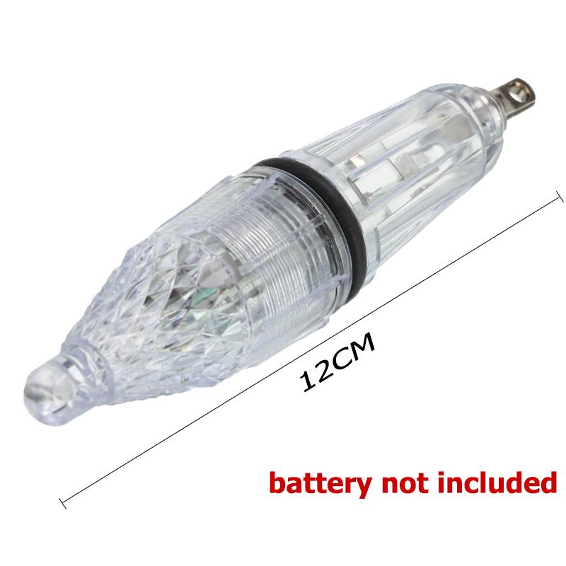 10X Deep Drop Led Fishing Light Underwater Lamp Lures Swimbait Waterproof For Submersible Red White Blue Green Battery Operated