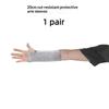 HPPE Level 5 Cut Resistant Arm Sleeves 1 Pair Anti Puncture Safety Sleeve for Glass Handling Construction Repair Work