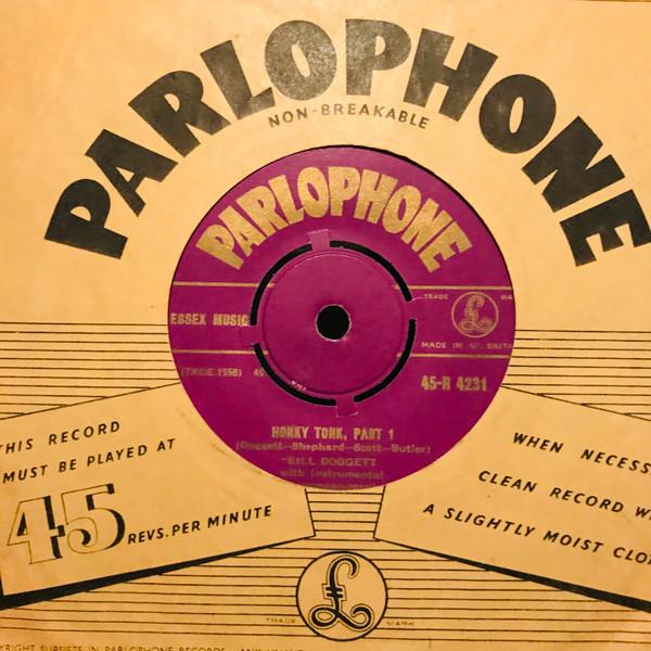 

7inch Record BILL DOGGETT - Honky Tonk 45R4231 Parlophone 1956 UK Soul/Funk Used