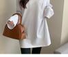 Plus Size Women's Thermal Fleece Long Sleeve Top - Autumn/Winter Warm Base Layer, Solid Color, 200 jin.