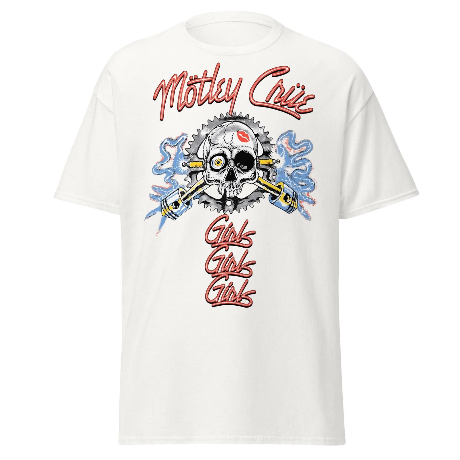 Motley Crue - Girl s Skull Jumbo Print T Shirt XXL