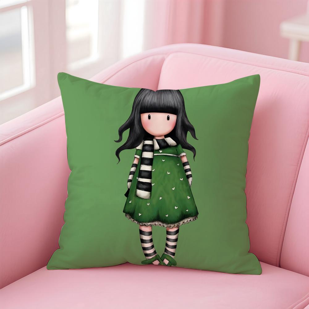santoro Gorjuss Cushion Cover Linen Minimalist Cover Soft Decor for Sofa Home Room