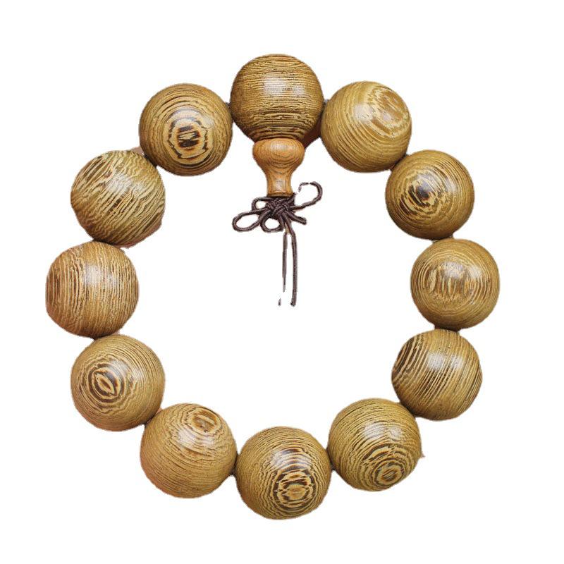 Rosewood Unisex Buddhist Prayer Beads Bracelet - Wood Ornaments Wenwan