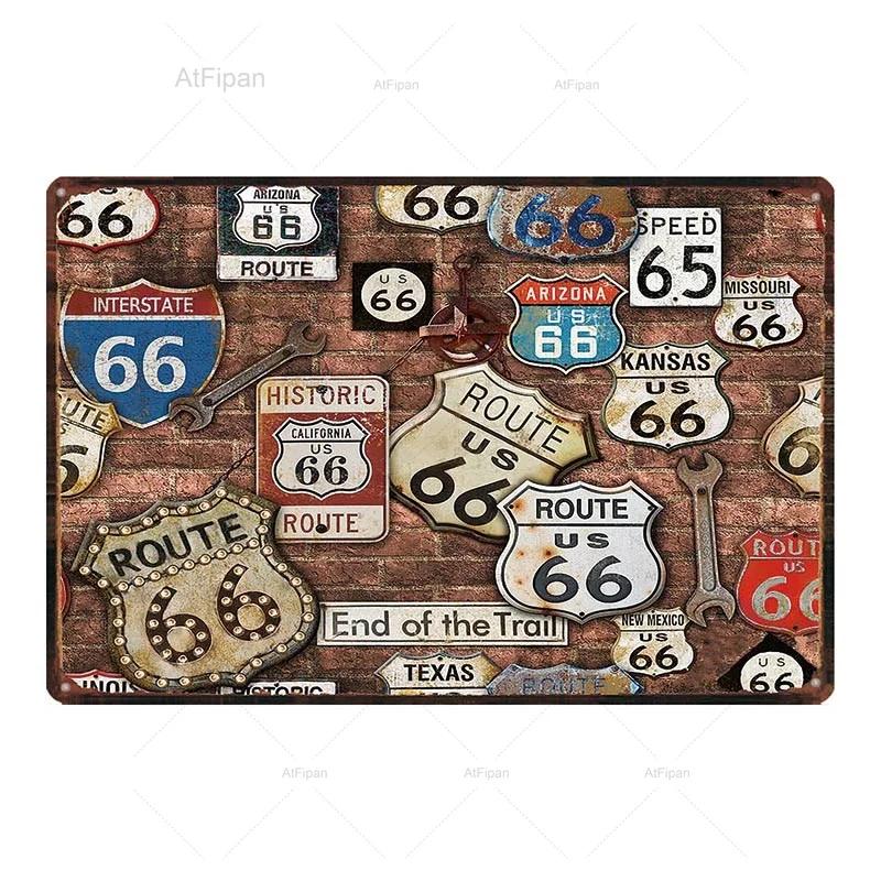Vintage Motorcycle Garage Metal Plate  Classic Tire Poster  Shabby Chic Wall Art Decor  xCM Metal Painting for Home  Retro Cuadr