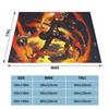 Anime Breathable Super Warm Soft Blanket for Bedding Travel Blanket Flannel