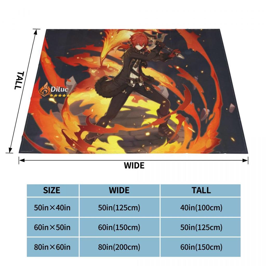 Anime Breathable Super Warm Soft Blanket for Bedding Travel Blanket Flannel