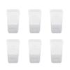 12PCS Plant Pots with Wicking System Transparent Double Layer Design Pots with Labels for Small Indoor Plants