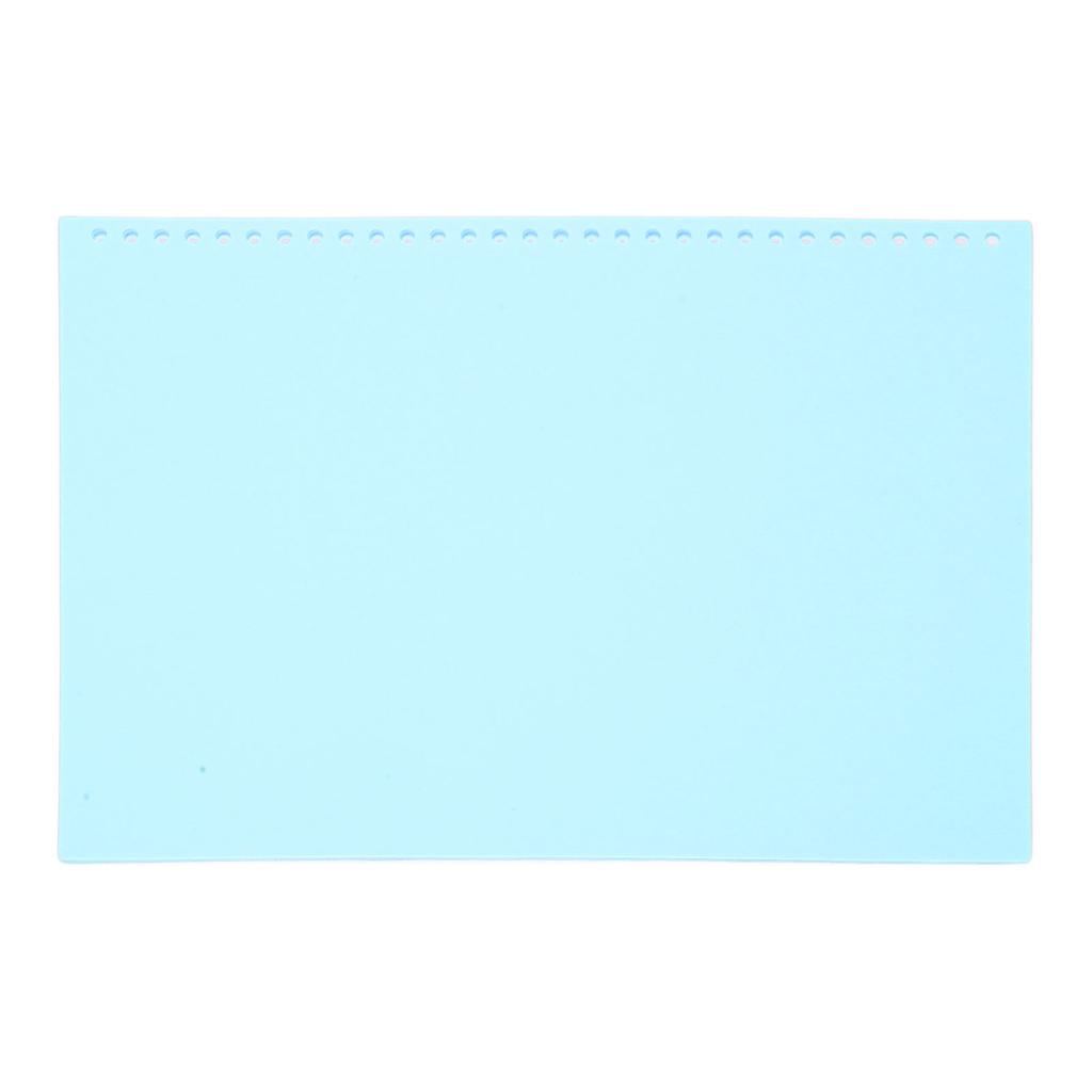20Pcs Sheet Protector Paper Binding Cover Matte   30 Holes PP Plastic for Presentation
