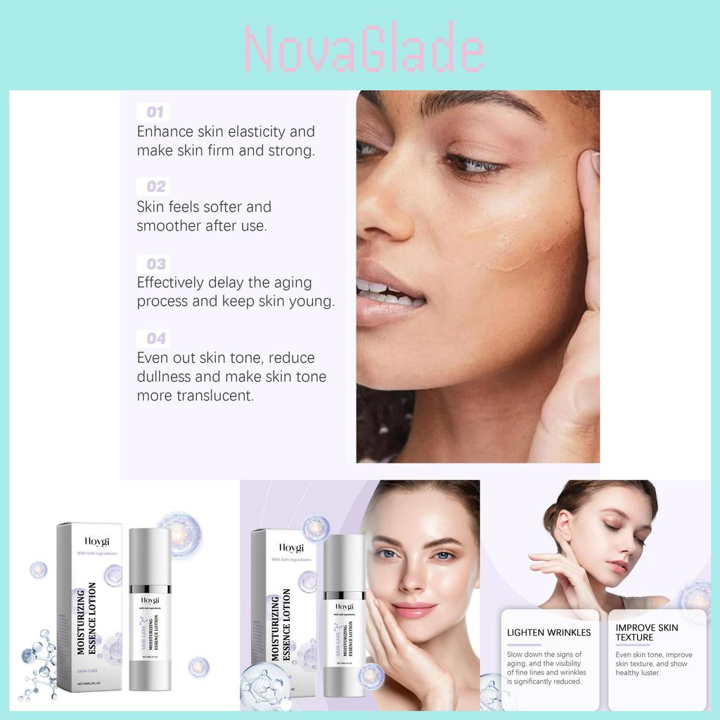 Hoygi Moisturizing Essence Lotion Hydrating Skin Improved Texture Reduces Fine Lines