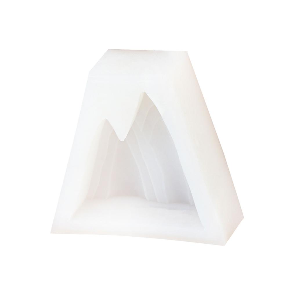 3D Mountain Peaks Silicone Candle Mold DIY Handmade Aromatherapys Plaster Resin Soap Making Supplies Home Decorations