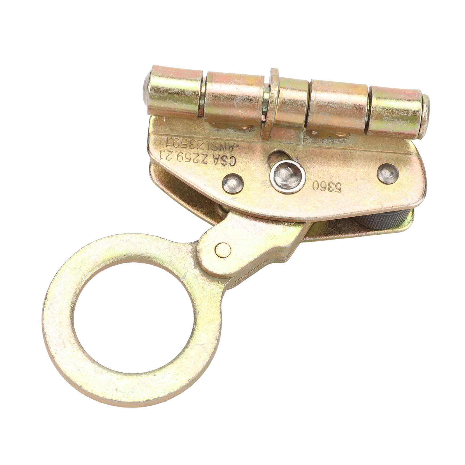 

Страховочная веревка самоблокирующийся захват прочное круглое отверстие легкая адсорбция устройство захвата страховочной веревки для