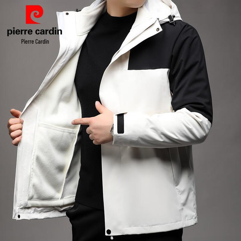 

Pierre Cardin Men s Hooded Casual Outdoor Jacket XL