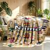 Custom Name Personalized Crayon Shin Print Blanket, Home Decor, Bedroom, Sofa, Camping, Couch, Gifts for Birthday ChristmasEnthusiasts