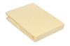Prześcieradło frotte z gumką 210/220x190/200 premium pastelowo żółte