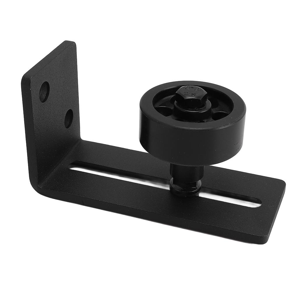 Sliding Barn Door Bottom Floor Guide Adjustable Roller Wall Mount System Quiet Carbon Steel