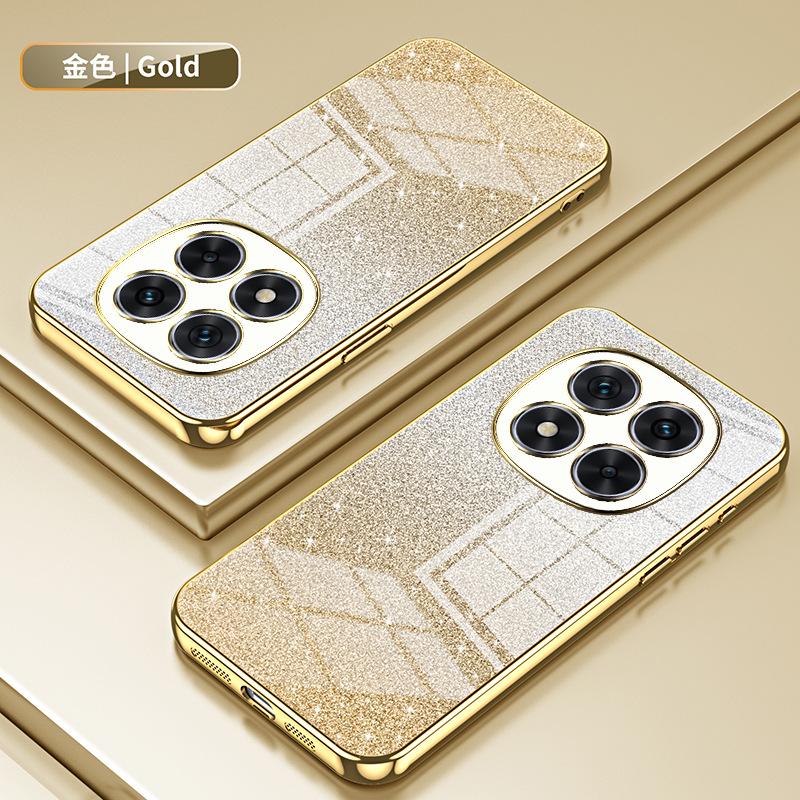 Applicable to Xiaomi Redmi note15Pro electroplated glitter mobile phone case note14 transparent note13 protective case