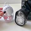 New Round Black PVC Transparent Cosmetic Bags Jewelry Organizer Portable Data Cable Earphone Coin Charger Storage Pouches