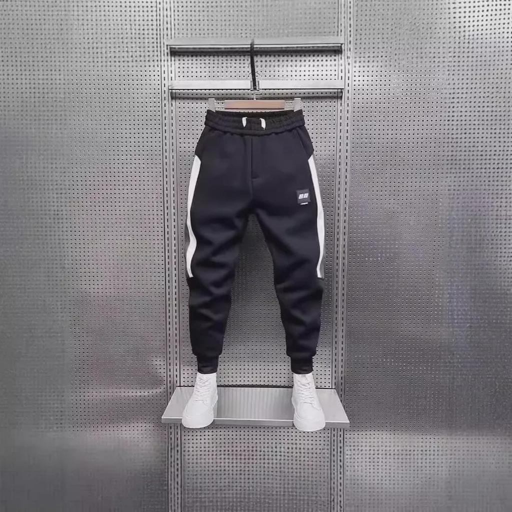 2024 Herbst Herren Casual Harem Jogginghose: Lockere Passform mit Bündchen am Saum für einen trendigen, schönen Look