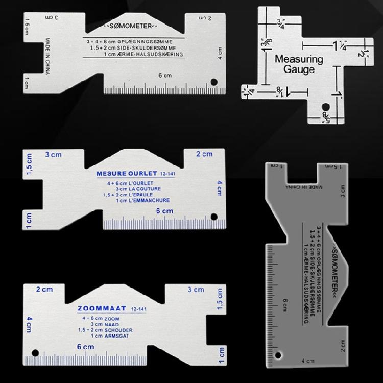Professional Aluminum Ruler Quilting Ruler for Clothing Pattern Making Measure