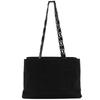 ChainShoulder Tote Bag NERO Black Nylon Women Used