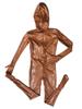 Pu Leather Full Coat Separate Finger Bodystocking Hidden Penis Sheath Zipper Crotch Bodysuit Tights Cosplay Leotard Conjoined