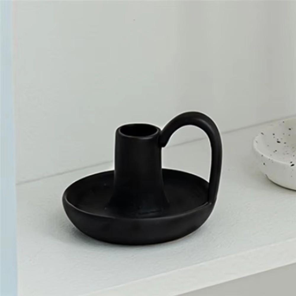 Romantic Tea Cup Candle Holder European Style Minimalist Candle Stands  Living Room