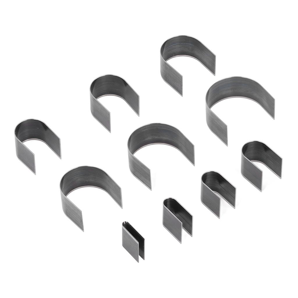 10Pcs Leather Punching Die Set Corner Edge Trimmer Mold Punch Tools Cutter for DIY Craft Making