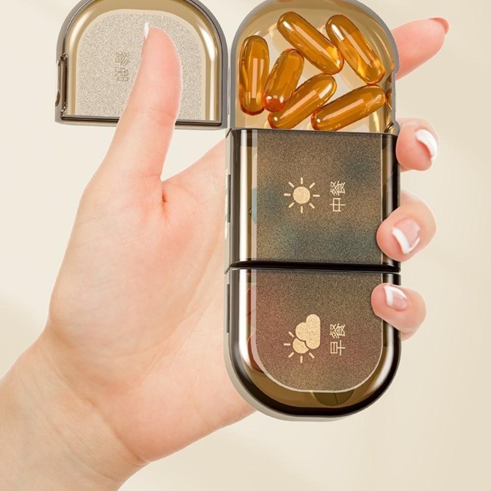 Portable Medicine Box Japanese-style Weekly Pill Organizer Pill Packing Box  Daily Medication