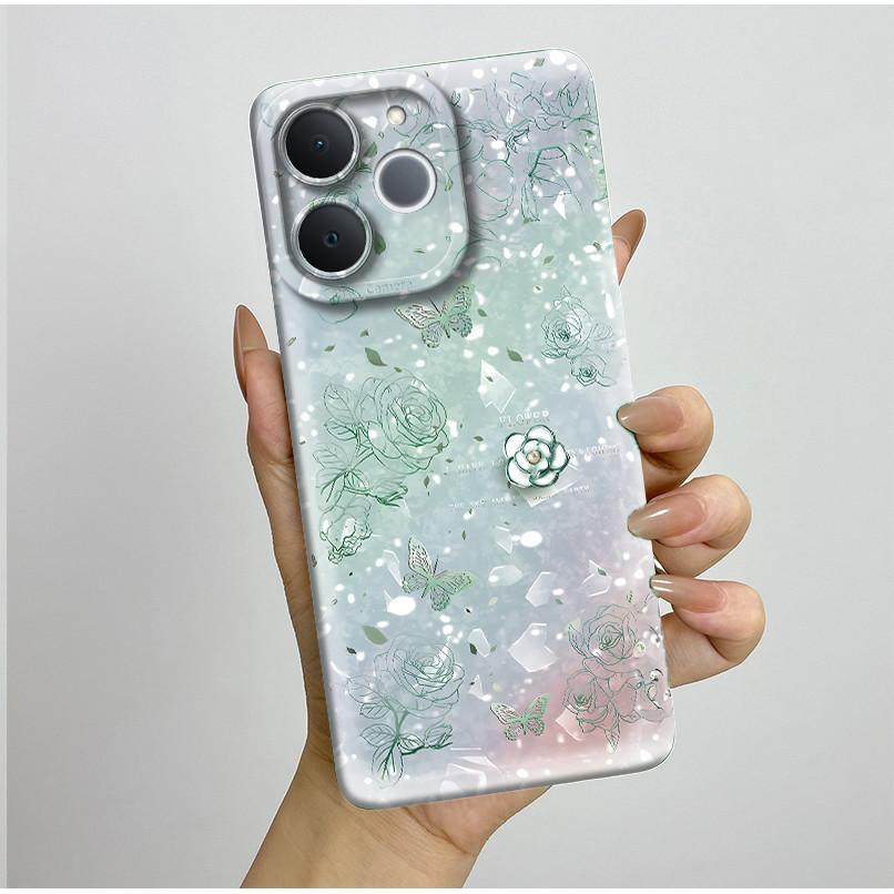 For Realme Note 70T Phone Case Aesthetic Butterfly Flower Anti Drop Protection Covers For Realme Note 70 T Note70T Bumper Casing