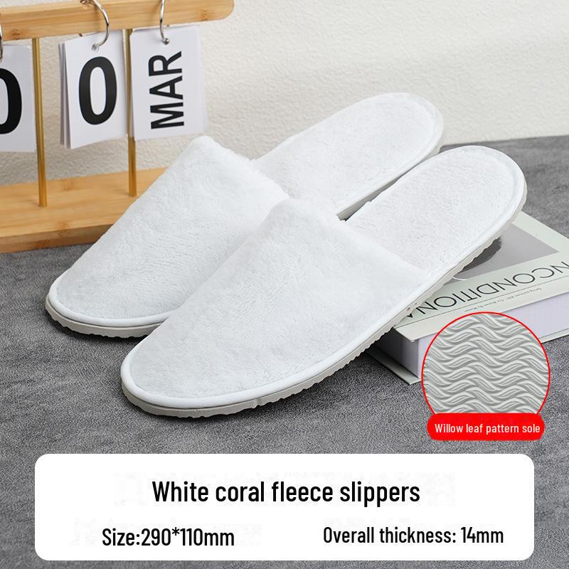 Luxury Non-Slip Disposable Slippers for Home and Hospitality Use