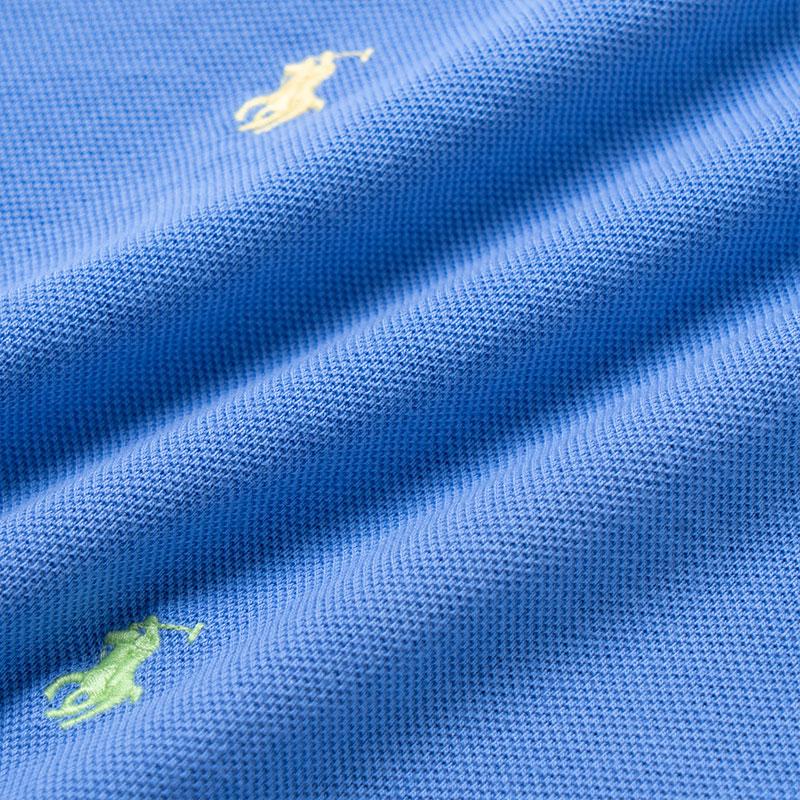 Polo Ralph Lauren Polo Shirt Copii Pulover Model Imprimat Croială Slim Mânecă Scurtă Topuri Copii Albastru CWPOKNIB8021025-400