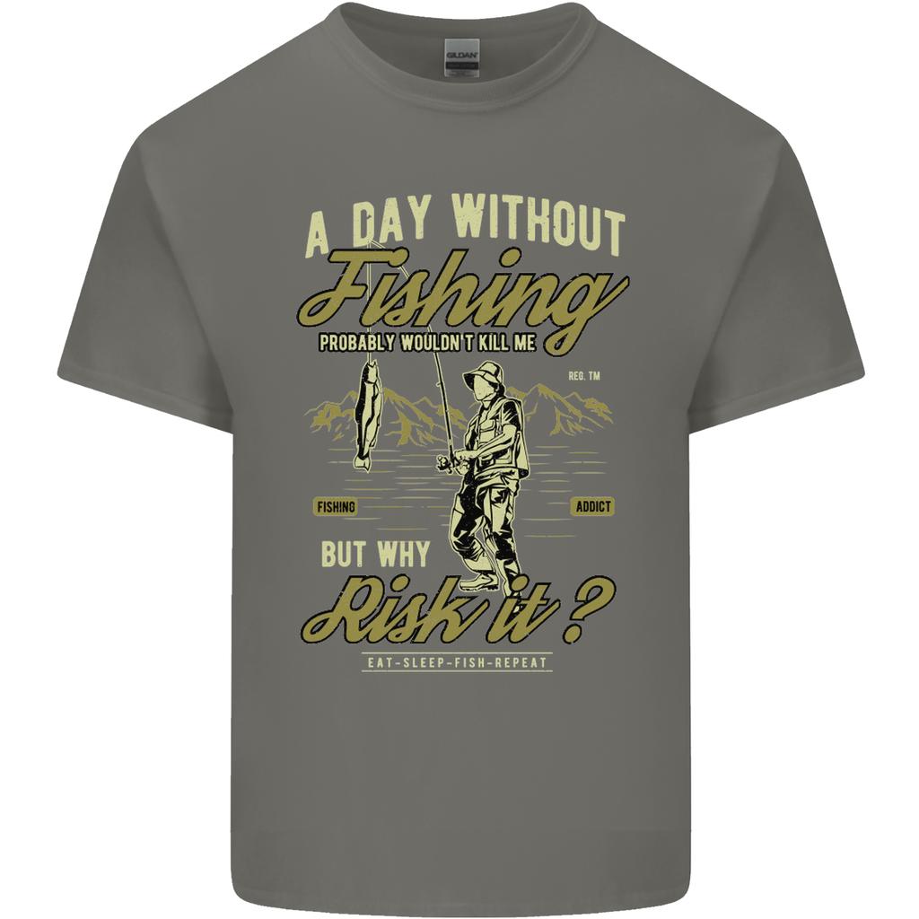 A Day Without Fishing Funny FisherUnisex Unisexs Light Cotton TShirt