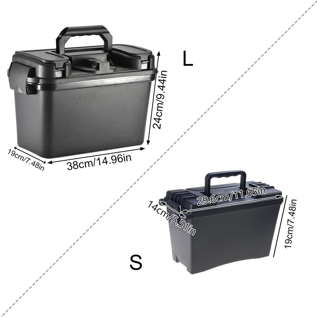 Contenitore Impermeabile di Grande Capacità per Accessori da Pesca Sistema di Chiusura Sicuro Design Compatto Per Viaggio Stoccaggio Domestico