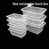 MOLUONA Disposable Transparent Takeout Lunch Box