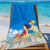 Asciugamano Cartoon H-Heidi Sportivo Asciugatura Rapida Attrezzatura da Viaggio Campeggio Resistente alla Sabbia Morbido Leggero Grande Asciugamano da Spiaggia