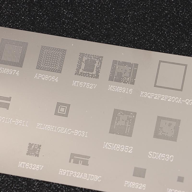 4Pcs Universal Bga Reballing Stencil For Mtk Msm Cpu Pm Power Ic Planting Soldering Net