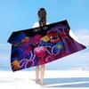 Asciugamano da Spiaggia Stampato in Microfibra Gioco Poppy-p-playtimes Arrampicata su Montagna Yoga Spiaggia Nuoto Corsa Assorbente Morbido Asciugamano