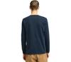 Timberland Logo LS Tee - Herren Langarm T-Shirt Bio-Baumwolle Blau TB0A2FQD-Z02 ORIGINAL