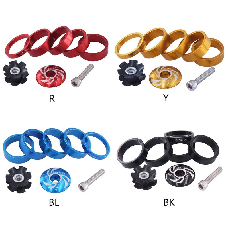 4 Color Bicycle Headset Bicycle Front Fork Stem Ring Gasket