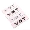 2026 3D ABS Chrome Black V8T Logo V6T Emblem Letters For Audi Stickers A4 A1 A5 Q3 Q5 Q7 S5 A6 V6T S8 V8T Badge Decal Accessories