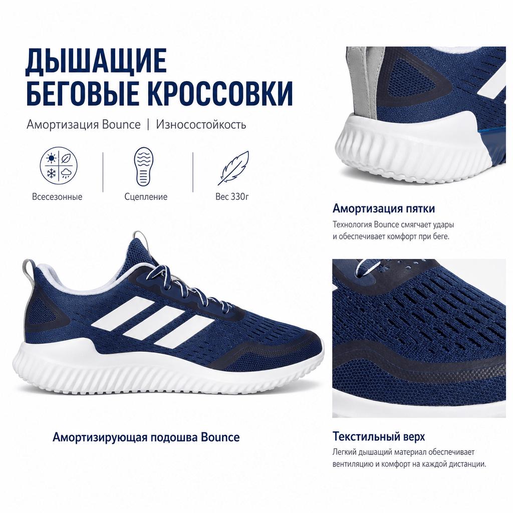 Adidas Climacool Bounce Summer Rdy Sports Fabric Slip Resistant Durable Low Top Casual Running Shoes Unisex sneaker Indigo White EG1306
