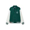 Color Block Polo Button Baseball Jacket Women Jackets Wheat-Green F11W319707F-GN