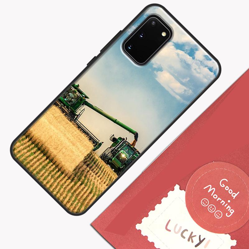 Farm Tractor Phone Case For Samsung Galaxy S25 S26 Ultra S20 S21 S22 S23 S24 Plus S9 S10 S25 FE Cover Shell