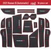 21 Roewe I5 Cup Holder and Door Slot Mat for Interior Decoration