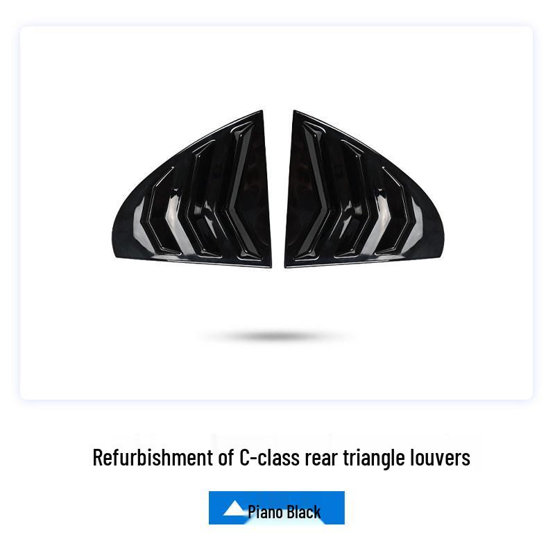 

Fits Mercedes-Benz C-Class, GLC, GLE Coupe, S-Class, AMG GT50 Rear Quarter Window Louvers