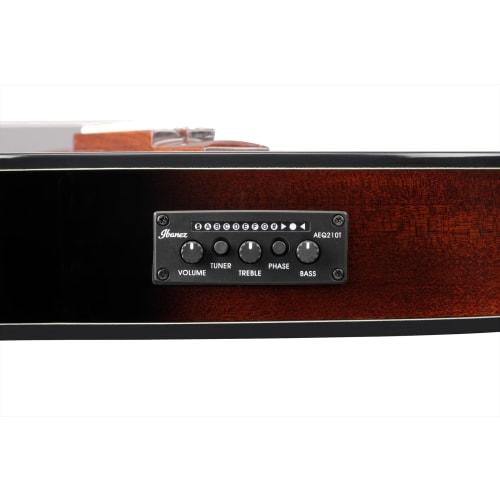 Ibanez GA30TCE-DVS Thin-Bodied Electric Guitar with a Body Thickness of Approximately 70mm (Dark Violin Sunburst)