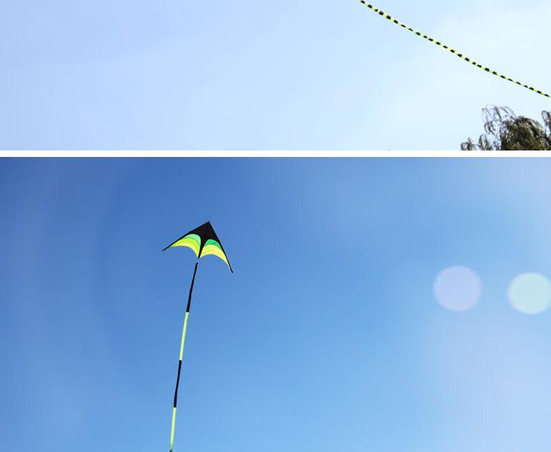 CCLIFE Large Prairie Kite - Easy-to-Fly Toy Kite for Children & Adults
