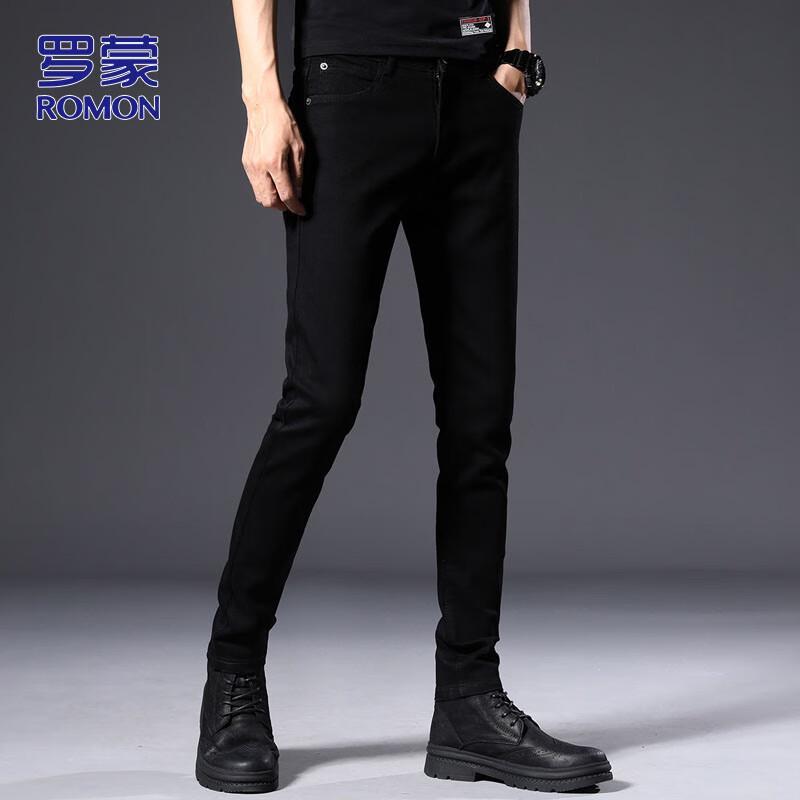 ROMON Men's Slim Fit Stretch Denim Jeans