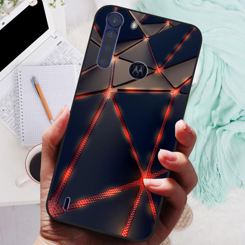 For Motorola One Fusion Case Black Bumper Soft Silicone Cover For Moto One Fusion Plus Phone Cases OneFusion Fusion+ Funda Shell
